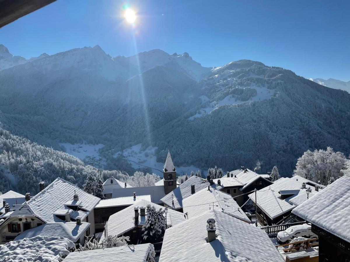 Chalet Rayon de Soleil Gryon Dış mekan fotoğraf